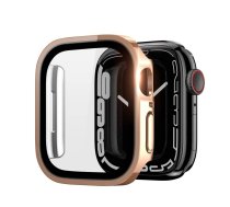 Rūdīta stikla korpuss Dux Ducis Hamo Apple Watch 45mm rozā krāsā