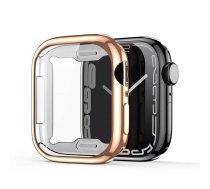 TPU stikla korpuss Dux Ducis Samo Apple Watch 45mm rozā krāsā