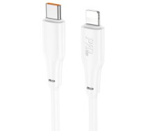 USB kabelis Hoco X93 PD20W USB-C uz Lightning 2.0m, balts