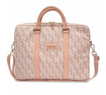 Guess GCube svītraina 16" klēpjdatora soma - rozā