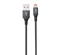Dudao 3A 30W L3SL USB-A - Lightning pīts kabelis 1.2m - melns