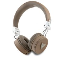 Guess Bluetooth ENC GUBH70PGTSPSW brūnas graudainas klasiskās apaļās formas austiņas