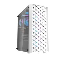 Darkflash DK351 datora korpuss (balts) + 4 RGB ventilatori