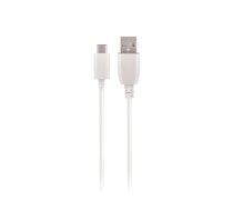 Maxlife kabelis USB - USB-C 1,0 m 2A balts