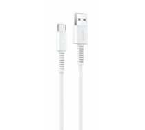 YESIDO KABELIS CA120 180W USB/TYPE-C 1M PVC 2A balts