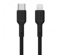 Dudao L9X 30W USB-C - Lightning kabelis 2m - melns