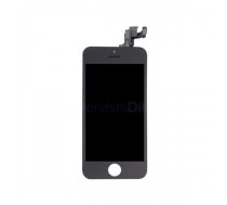 LCD displejs saderīgs ar iPhone 5S / SE melns (kopija / standarta kvalitāte)
