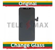 LCD displejs saderīgs ar iPhone 11 Pro Max melns (Telemax atjaunots)