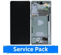 LCD displejs saderīgs ar Samsung N980 (N981) Note 20 ar rāmi / Mystic Green / (Service Pack)