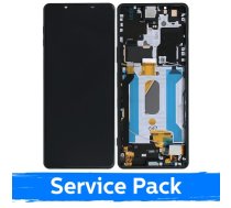 LCD displejs saderīgs ar Sony Xperia 1 III melns (Service Pack)