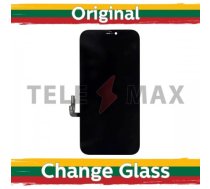 LCD displejs saderīgs ar iPhone 12 / 12 Pro melns (atjaunots: Telemax)