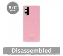 Aizmugurējais vāks saderīgs ar Samsung G980 S20 / Cloud rozā / ar kameras lēcu 100% oriģināls (8/10 izjaukts)