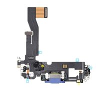 Uzlādes pieslēgvieta saderīga ar iPhone 12 (12 Pro) ar flex / zila / HQ