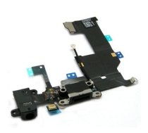 Flex iPhone 5G audio un uzlādes savienotājs melns lietots ORG