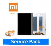 LCD ekrāns saderīgs ar Xiaomi Redmi Pad SE 11.0 melns ar rāmi (Service Pack)