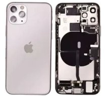Baterijas vāciņš iPhone 11 Pro sudrabs pilns ar flex oriģināls (lietots Grade B)