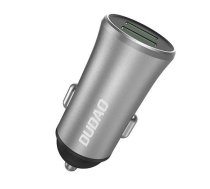 Automašīnas lādētājs Dudao (2xUSB; 3.4A) sudrabs