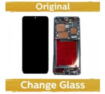 LCD displejs saderīgs ar Huawei P60 Pro ar rāmi / melns / (Atjaunots: Ķīna)