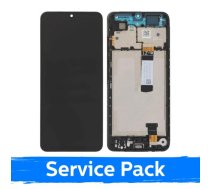LCD ekrДЃns Xiaomi Redmi A5 / Poco C71 (garЕЎ flex kabelis) melns ar rДЃmi (Service Pack)