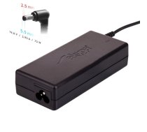 Lādētājs klēpjdatoram Akyga AK-ND-02 (19V / 3.95A 75W 5.5 x 2.5mm) ASUS / TOSHIBA / LENOVO 1.2m