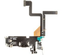 Lokans kabelis iPhone 14 Pro uzlādes savienotājs ar mikrofonu Space Black oriģināls (lietots Grade A)