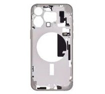 Vidējais korpuss iPhone 15 Pro Max Natural Titanium oriģināls (lietots Grade A)