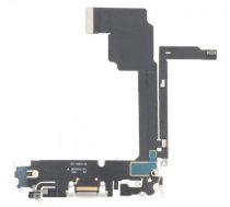 Flex iPhone 15 Pro Max uzlādes savienotājs ar mikrofonu Natural oriģināls (lietots Grade A)
