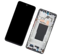 LCD ekrāns Xiaomi 12T/12T Pro ar skārienjutīgo ekrānu ar rāmi melns oriģināls (lietots Grade B)