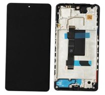 LCD ekrāns Xiaomi Redmi Note 12 Pro 5G/Poco X5 Pro 5G ar skārienjutīgo ekrānu ar rāmi Midnight Black oriģināls (lietots, klase A)