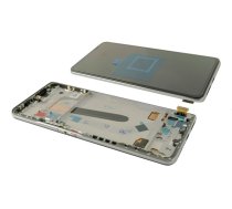 LCD ekrāns Xiaomi Mi 11i/Mi 11X/Mi 11X Pro/Poco F3 ar skārienjutīgo ekrānu ar rāmi Lunar White oriģināls (lietots Grade B)