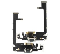 Lokans kabelis iPhone 11 Pro Max uzlādes savienotājs ar mikrofonu Space Grey oriģināls (lietots Grade A)