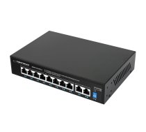 Esperanza ENS106 10 portu PoE komutators 10/100 96W