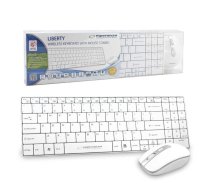 Esperanza EK122W tastatūra RF bezvadu QWERTY balta