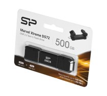 Silicon Power DS72 USB zibatmiņa 500 GB USB Type-A / USB Type-C 3.2 Gen 2 (3.1 Gen 2) melna
