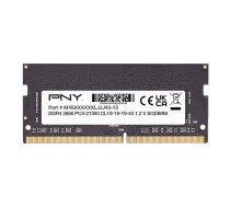PNY MN8GSD42666 atmiņas modulis 8 GB 1 x 8 GB DDR4 260 kontaktu SO-DIMM