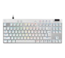 Logitech G PRO X TKL Rapid spēļu tastatūra USB QWERTY US International balts