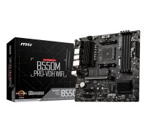 MSI B550M PRO-VDH WIFI mātesplate AMD B550 Socket AM4 micro ATX