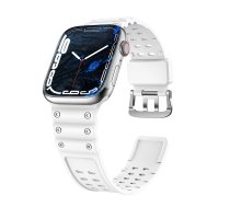 Siksniņa Triple Protection Apple Watch 38 / 40 / 41 mm aproce – balta