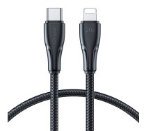 Joyroom Surpass Series A11 Lightning / USB-C 20W 1.2 m kabelis - melns
