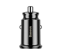 Baseus Grain automašīnas lādētājs 2x USB 5V 3,1A, melns