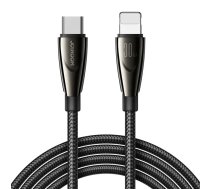 Joyroom Pioneer sērijas SA31-CL3 USB-C / Lightning 30W 1.2m kabelis - melns