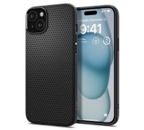 Spigen Liquid Air viedtālruņa apvalks iPhone 15 - matēts melns