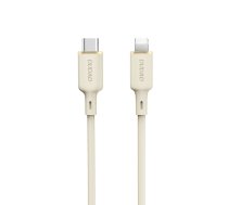 Dudao L7SCL USB-C - Lightning kabelis 30W 2m - bēšs
