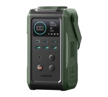 Portatīvais lādētājs Joyroom JR-PBF10 75000mAh 100W 3x USB-C 3x USB-A ar salokāmo lukturīti un rokturi (zaļš)
