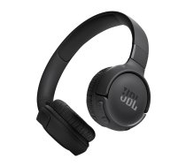 JBL Tune 520BT bezvadu on-ear Zilstooth 5.3 austiņas - melns