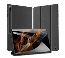 Dux Ducis Domo salokāms apvalks planšetdatoram ar Smart Sleep funkciju Samsung Galaxy Tab S8/S9 Ultra statīvs - melns