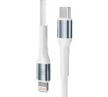 3mk Hyper Cable N-SERIES USB-C / Lightning 1m 9V/2A 20W kabelis - balts