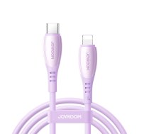 Joyroom S-A59 Vibrant Series 30W USB-C - Lightning kabelis 1.2m - violets