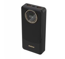 Dudao K12Pro portatīvais lādētājs 22.5W PD 20000mAh USB-A, USB-C - melns