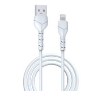 Devia kabelis Kintone EC143 USB - Lightning 1,0 m 2,1A balts
